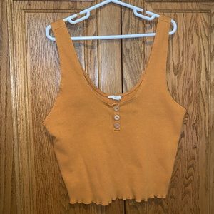 Garage Sunflower Crop Top